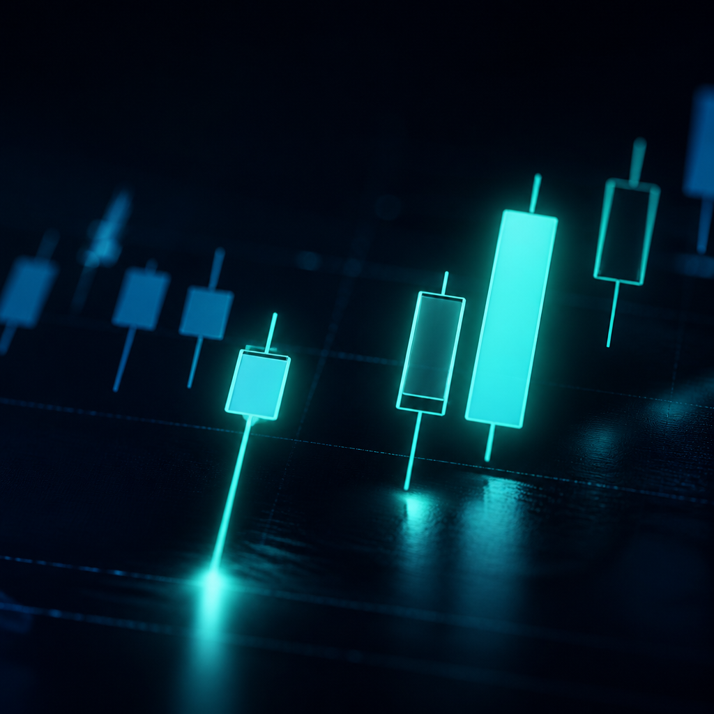 Candlestick patterns visualization